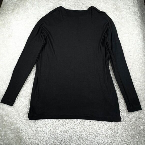 Cabi Black Henley Tunic Swing Tee Oversized - Picture 6 of 7